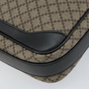GUCCI Shoulder Bag PVC Beige Silver 268159 Auth BA8632-13