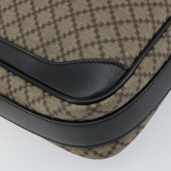 GUCCI Shoulder Bag PVC Beige Silver 268159 Auth BA8632