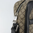 GUCCI Shoulder Bag PVC Beige Silver 268159 Auth BA8632-15