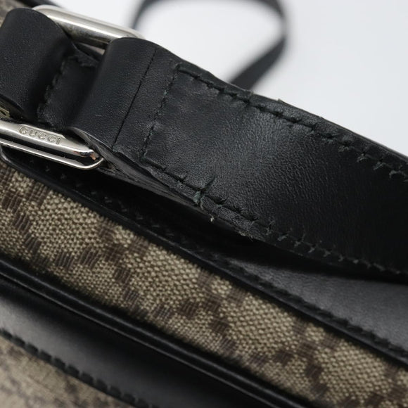 GUCCI Shoulder Bag PVC Beige Silver 268159 Auth BA8632
