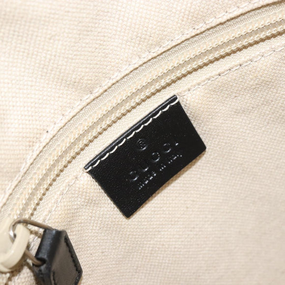 GUCCI Shoulder Bag PVC Beige Silver 268159 Auth BA8632