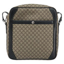 GUCCI Shoulder Bag PVC Beige Silver 268159 Auth BA8632-2