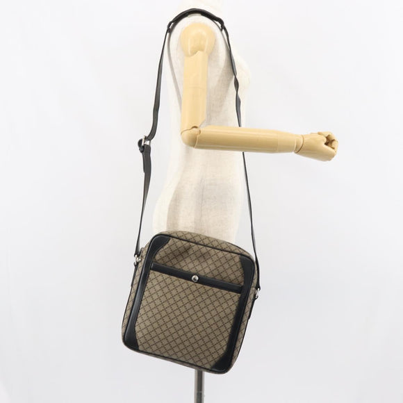 GUCCI Shoulder Bag PVC Beige Silver 268159 Auth BA8632