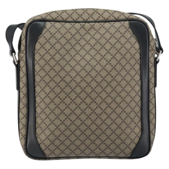 GUCCI Shoulder Bag PVC Beige Silver 268159 Auth BA8632