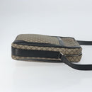 GUCCI Shoulder Bag PVC Beige Silver 268159 Auth BA8632-4