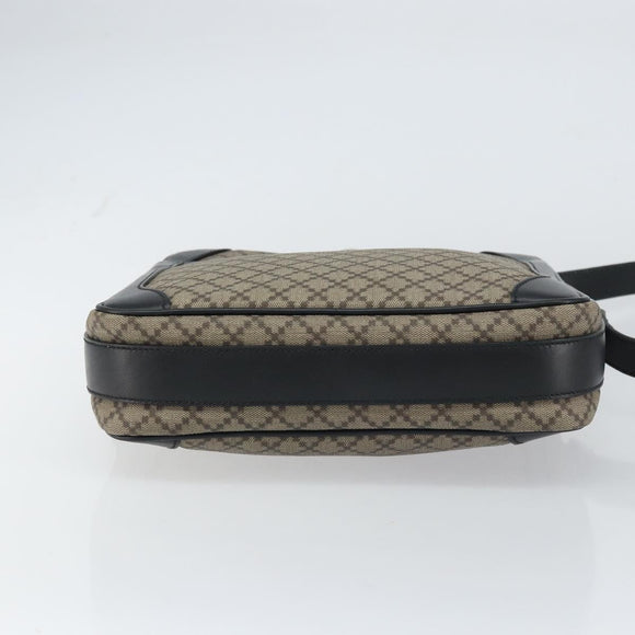 GUCCI Shoulder Bag PVC Beige Silver 268159 Auth BA8632