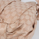 GUCCI GG Crystal Abbey Tote Bag Pink Gold 211921 Auth BA8633-10
