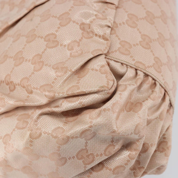 GUCCI GG Crystal Abbey Tote Bag Pink Gold 211921 Auth BA8633