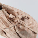 GUCCI GG Crystal Abbey Tote Bag Pink Gold 211921 Auth BA8633-14