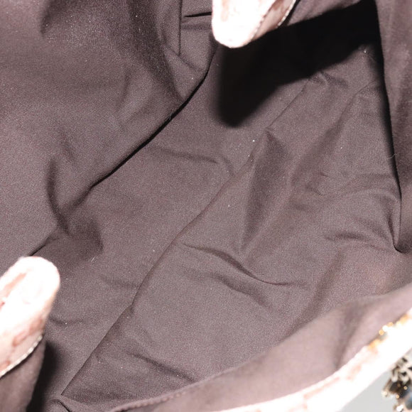 GUCCI GG Crystal Abbey Tote Bag Pink Gold 211921 Auth BA8633