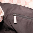 GUCCI GG Crystal Abbey Tote Bag Pink Gold 211921 Auth BA8633-20