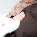 GUCCI GG Crystal Abbey Tote Bag Pink Gold 211921 Auth BA8633-22