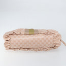 GUCCI GG Crystal Abbey Tote Bag Pink Gold 211921 Auth BA8633-9