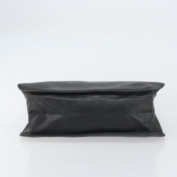 GUCCI Shoulder Bag Leather Black Silver 001 3167 3754 Auth BA8635