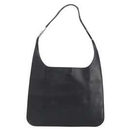 GUCCI Shoulder Bag Leather Black Silver 001 3167 3754 Auth BA8635 - 0