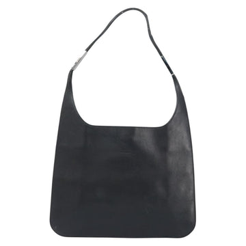 GUCCI Shoulder Bag Leather Black Silver 001 3167 3754 Auth BA8635 - 0