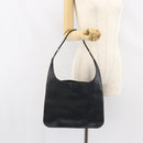 GUCCI Shoulder Bag Leather Black Silver 001 3167 3754 Auth BA8635-23