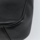 GUCCI Bamboo Hand Bag Leather 2way Black Gold 001 1998 1638 Auth BA8637-17