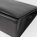 GUCCI Shoulder Bag Leather Black Gold Auth BA8638-11