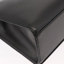 GUCCI Shoulder Bag Leather Black Gold Auth BA8638-12