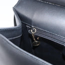 GUCCI Shoulder Bag Leather Black Gold Auth BA8638-20