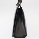 GUCCI Shoulder Bag Leather Black Gold Auth BA8638-4