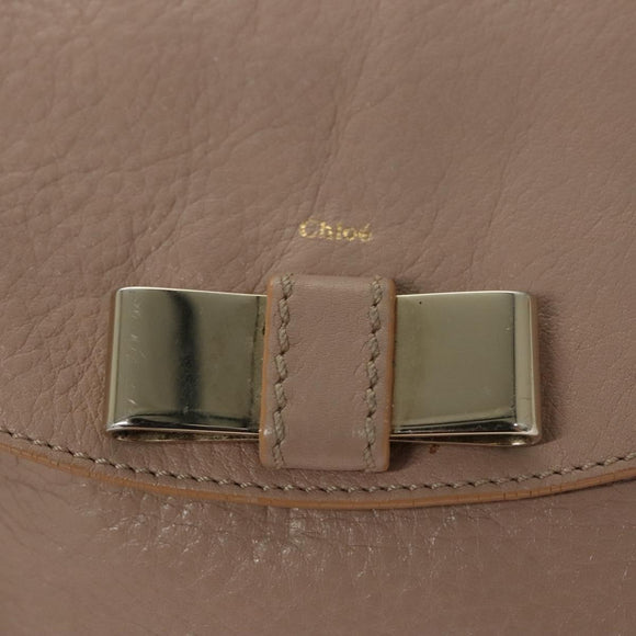 Chloe Elsie Hand Bag Leather 2way Pink Auth BA864