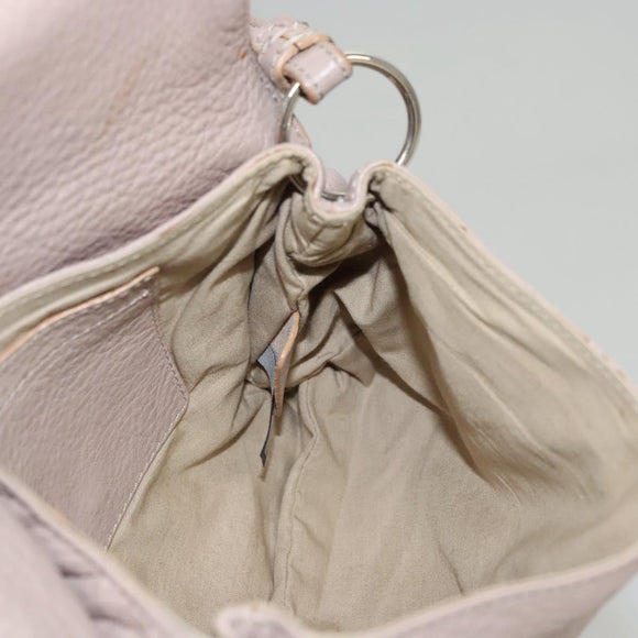 Chloe Elsie Hand Bag Leather 2way Pink Auth BA864