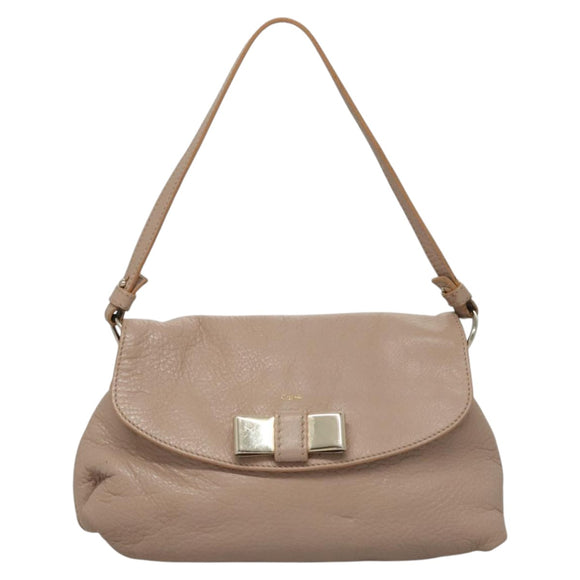 Chloe Elsie Hand Bag Leather 2way Pink Auth BA864