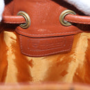 MCM Logogram Vicetos Shoulder Bag PVC Leather Brown Gold Auth BA8641-15