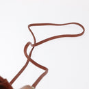 MCM Logogram Vicetos Shoulder Bag PVC Leather Brown Gold Auth BA8641-8