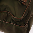 PRADA Shoulder Bag Nylon Khaki Silver Auth BA8644-10