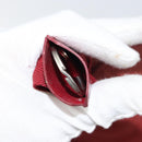 PRADA Hand Bag Nylon Red Silver Auth BA8645-10