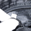 PRADA Hand Bag Nylon Red Silver Auth BA8645-12