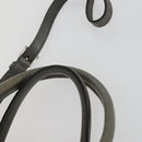 PRADA Studs Hand Bag Suede Leather 2way Gray Silver Auth BA8646-9