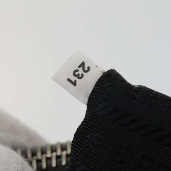 PRADA Studs Hand Bag Suede Leather 2way Gray Silver Auth BA8646