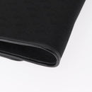 Christian Dior Trotter Canvas Chain Shoulder Bag Black Gold Auth BA8649-15