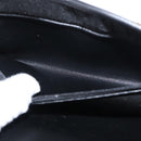 Christian Dior Trotter Canvas Chain Shoulder Bag Black Gold Auth BA8649-21