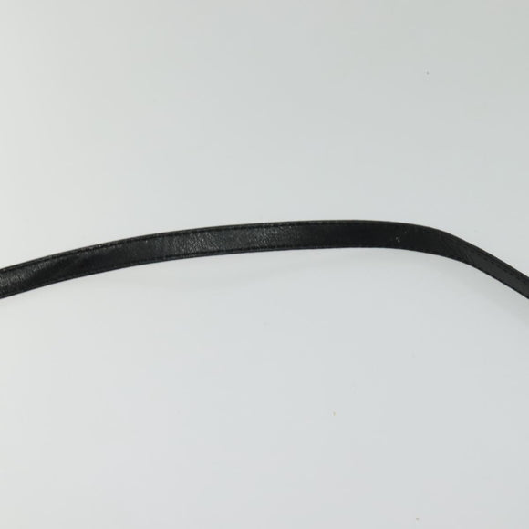 Chloe Etel Hand Bag Leather 2way Black Gold Auth BA865