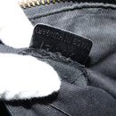 Chloe Etel Hand Bag Leather 2way Black Gold Auth BA865-12