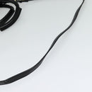 Chloe Etel Hand Bag Leather 2way Black Gold Auth BA865-8