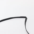 Chloe Lily Hand Bag Leather 2way Black Gold Auth BA8650-10