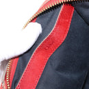 Chloe Etel Hand Bag Leather 2way Red Gold Auth BA8651-19