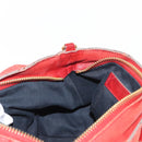 Chloe Etel Hand Bag Leather 2way Red Gold Auth BA8651-21