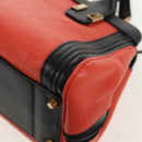 Chloe Alice Hand Bag Leather 2way Black Gold Auth BA8652V-18