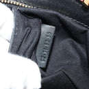 Chloe Alice Hand Bag Leather 2way Black Gold Auth BA8652V-11