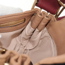 Chloe Hand Bag Leather Multicolor Gold Auth BA8653V-19