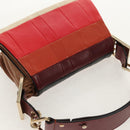 Chloe Hand Bag Leather Multicolor Gold Auth BA8653V-6