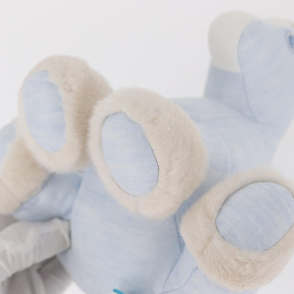 HERMES Baby Elmy Stuffed Linen Light Blue Auth BA8655M