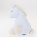 HERMES Baby Elmy Kuscheltier Leinen Hellblau Auth BA8655M-3